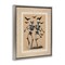 Stupell Industries Vintage Dancing Skeletons Stamp Floating Frame, design by Arlington Prints
